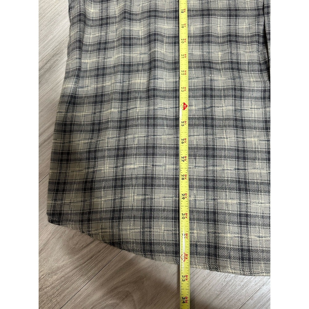 Woolrich Woolen Mills Heavy Men's Gray Plaid Outdoor Cotton Shirt Sz XXL - Picture 11 of 14